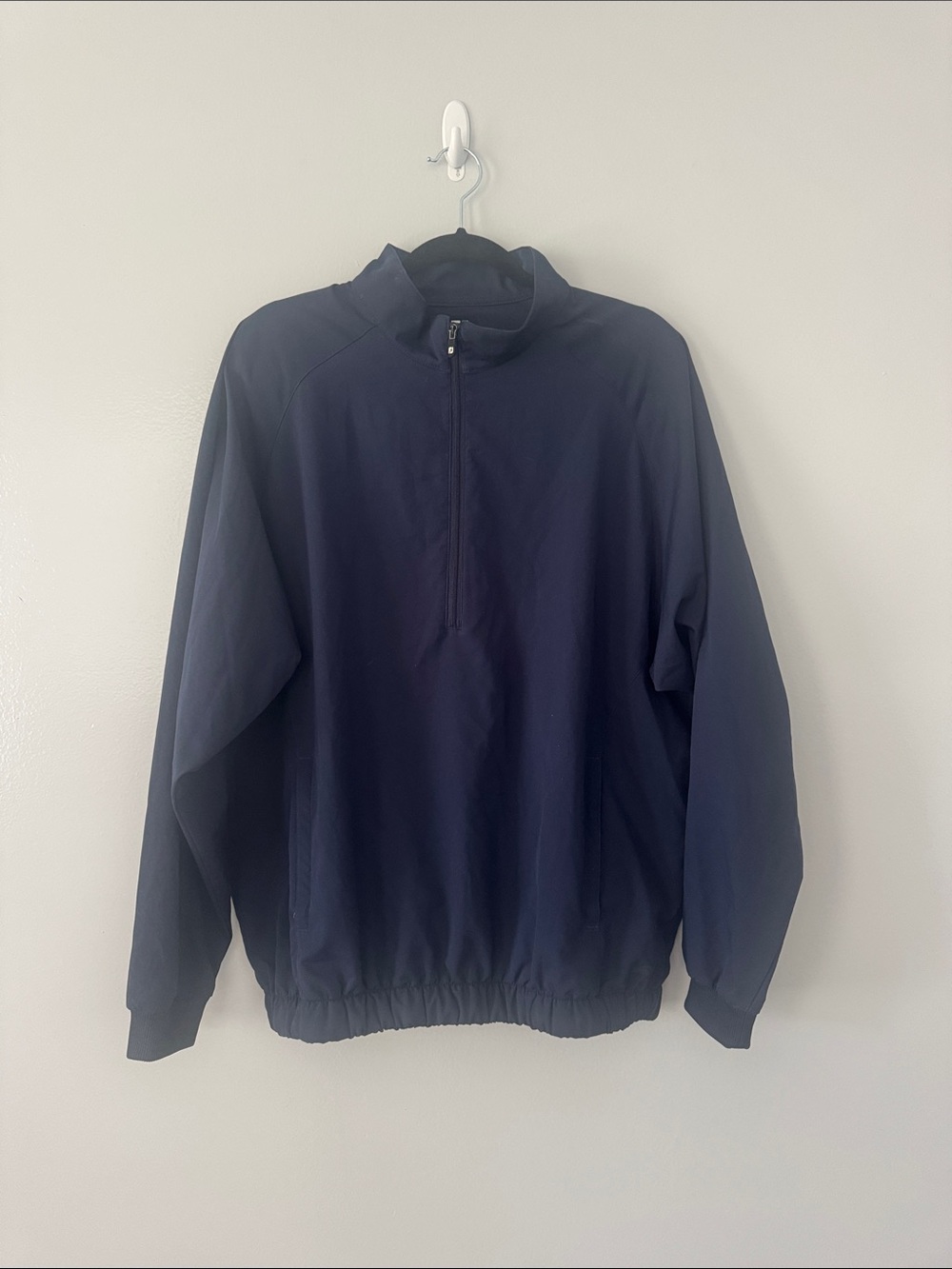 Foot Joy Men's 1/4 Zip Pullover Size XLarge Navy Golf Sports